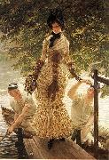 James Tissot, On the Thames